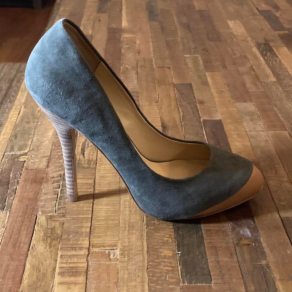 Vivienne Westwood Suede & Leather Cap-Toe Pumps – Size 38, New with Box